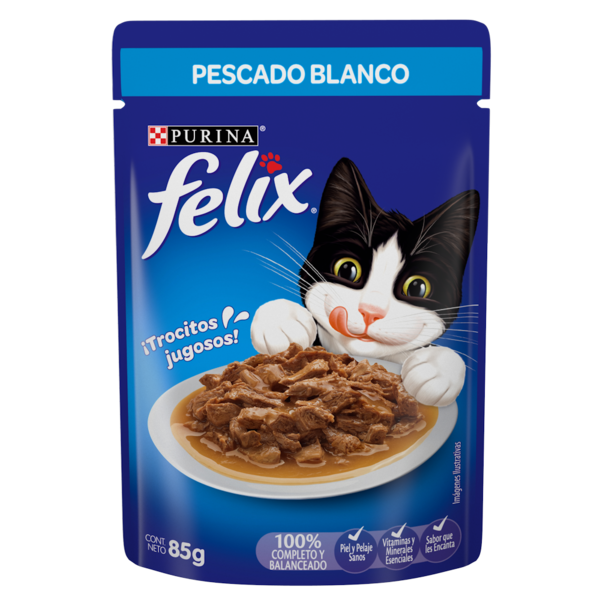 FELIX CLASSIC CON PESCADO BLANCO 85 GR