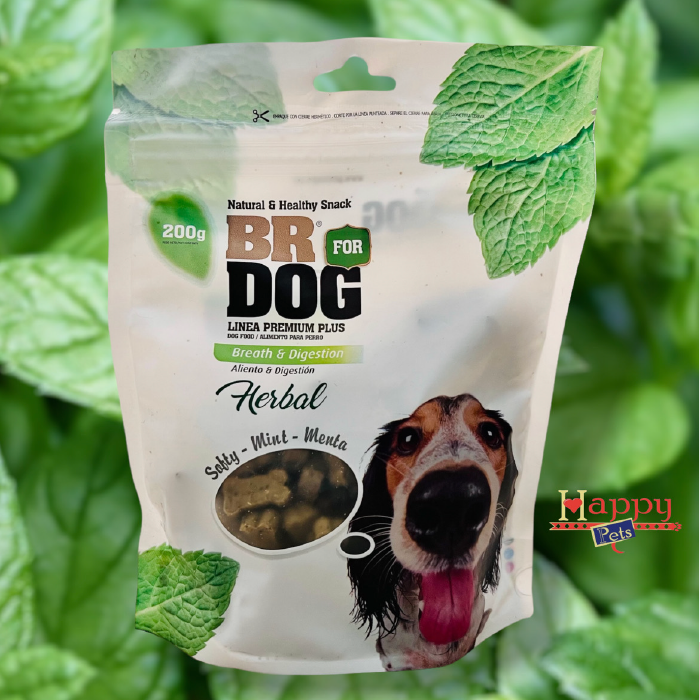 SNACK BRFORDOG HERBAL-MENTA X 200GR