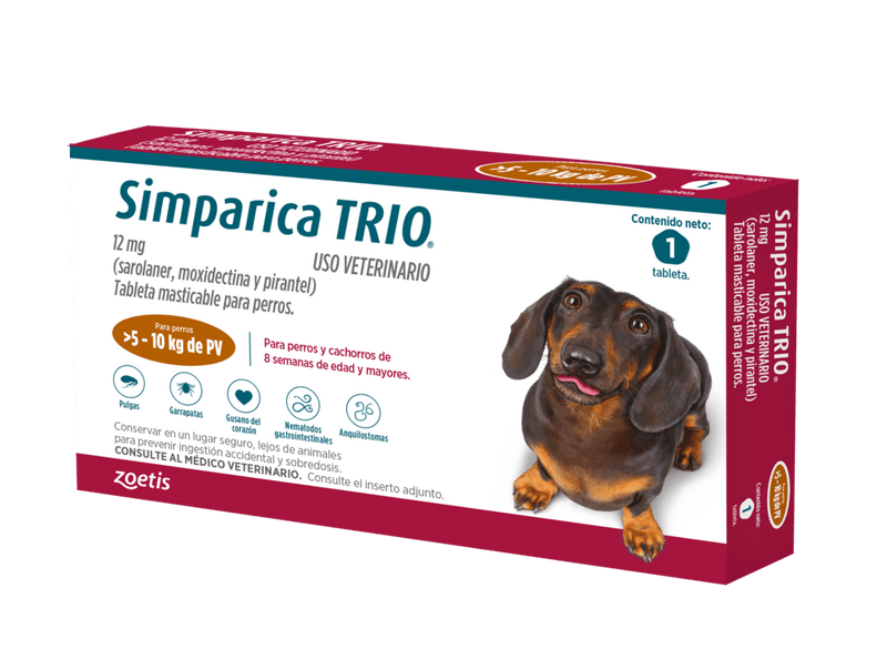 SIMPARICA TRIO 5 - 10 KG