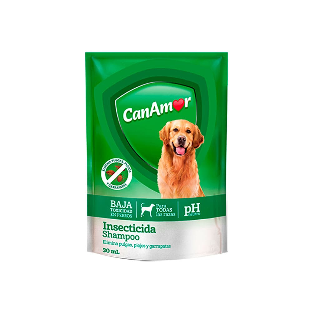 CHAMPU CANAMOR ANTIPULGAS PERRO X 30 ML