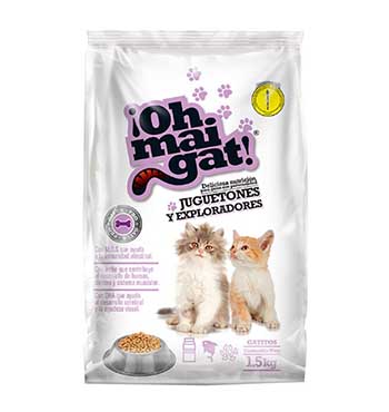 [M677] OHMAIGAT GATITOS JUGUETONES X 8 KG