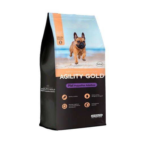 [157760] AGILITY GOLD PEQUEÑOS ADULTOS PIEL *8 KG