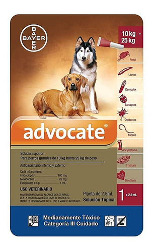 ADVOCATE PERROS 10-25
