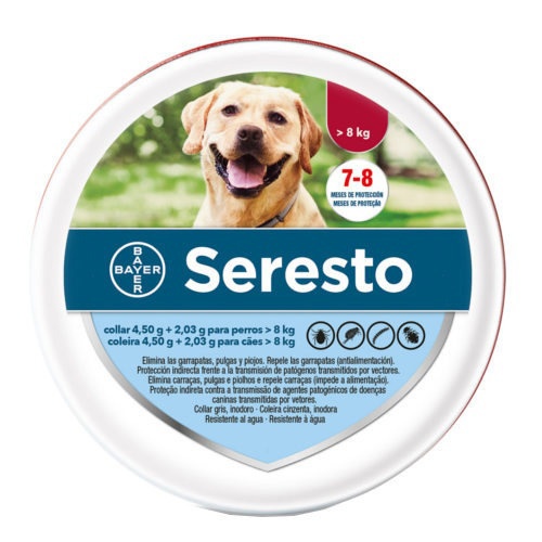 SERESTO COLLAR PERROS + 8 KG