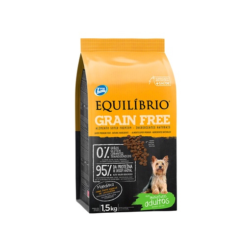 [11104010] EQUILIBRIO PERRO GRAIN FREE ADULTO R. MINI. 1,5KG