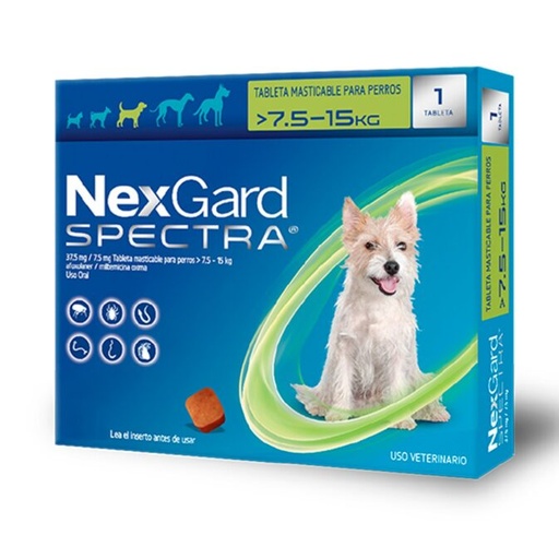 NEXGARD SPECTRA 7.5 - 15 KG