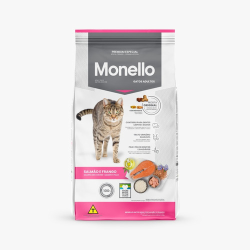MONELLO GATO ADULTO  SALMON  X 7 KG