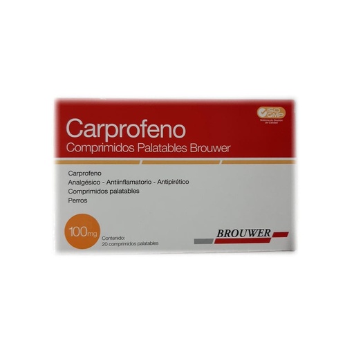 CARPROFENO X 100 MG X 20 UND