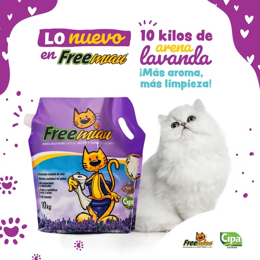[50451] ARENA FREEMIAU LAVANDA x 10KG