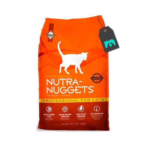 [274] NUTRANUGGETS PROFESIONAL GATO  X 7.5 KG