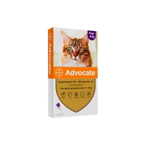 [069171766] ADVOCATE GATOS HASTA 8KG CJA*3UND