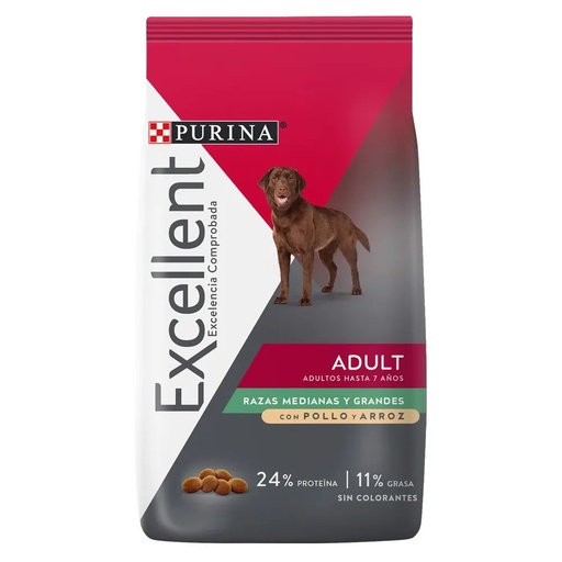 EXCELLENT DOG ADULTO RAZA MED / GRANDE * 3 KG