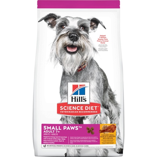 HILLS PERRO SMALL & MINI 7+ * 4.5 LB