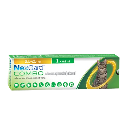NEXGARD GATO 2.5 HASTA 7.5