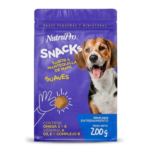 NUTRAPRO SNACKS x 200 GR MANTEQUILLA