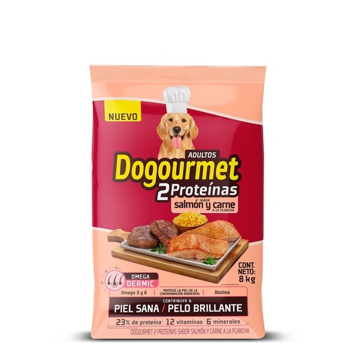 DOGOURMET SALMON Y CARNE X 350 gr