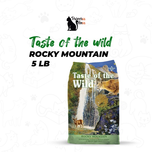 [1583] TASTE OF THE WILD ROCKY MOUNTAIN X 5 LBS