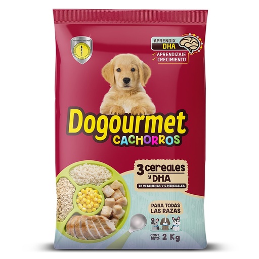 [M854] DOGOURMET CACHORRO 3CEREAL 350GR